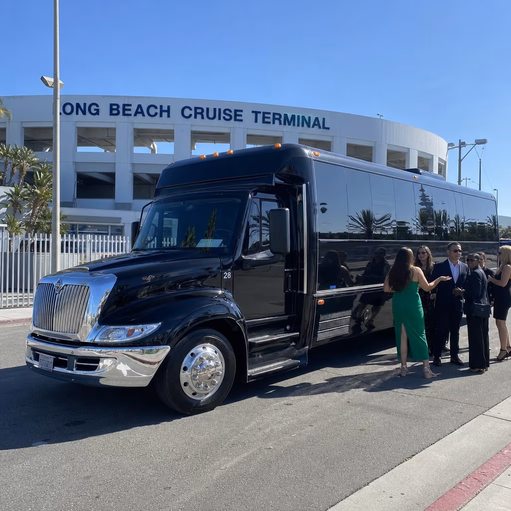 Rent a Bus to the Long Beach Cruise Terminal
