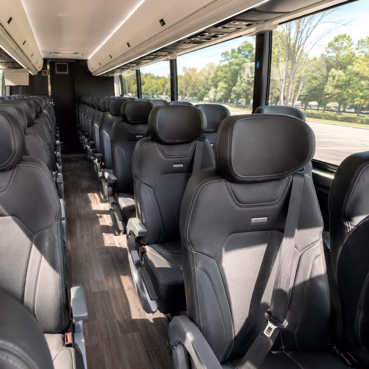 Long Beach Airport Shuttle & Transportation party bus exterior
