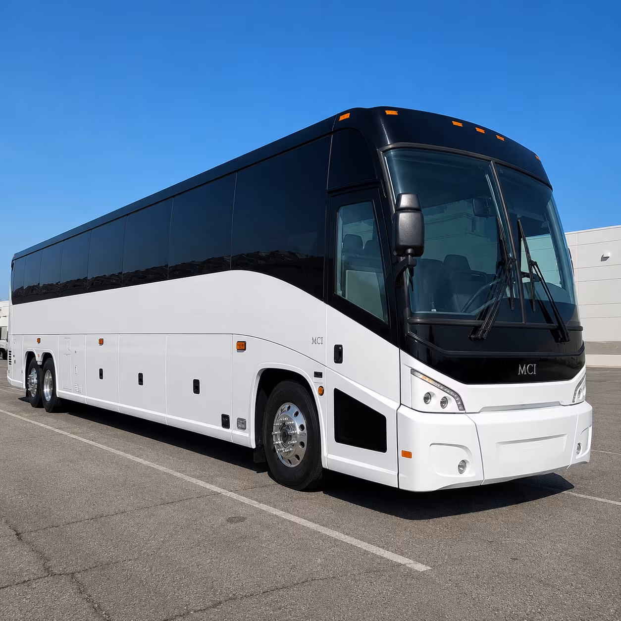 Long Beach Airport Shuttle & Transportation party bus exterior