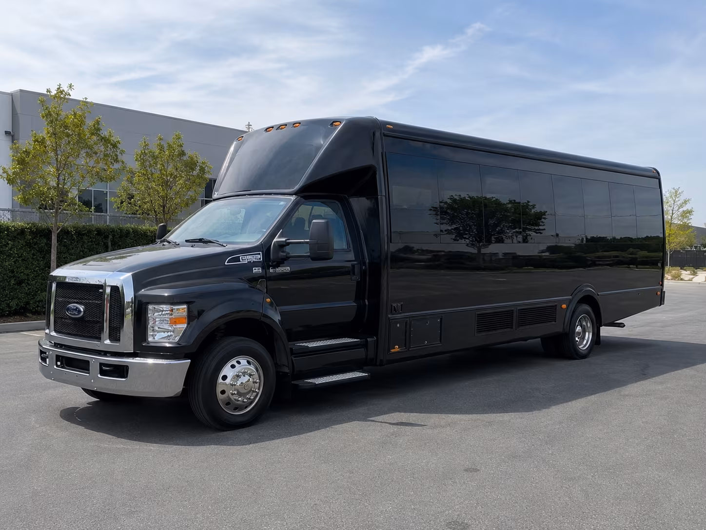 Long Beach Bachelor & Bachelorette Transportation party bus exterior