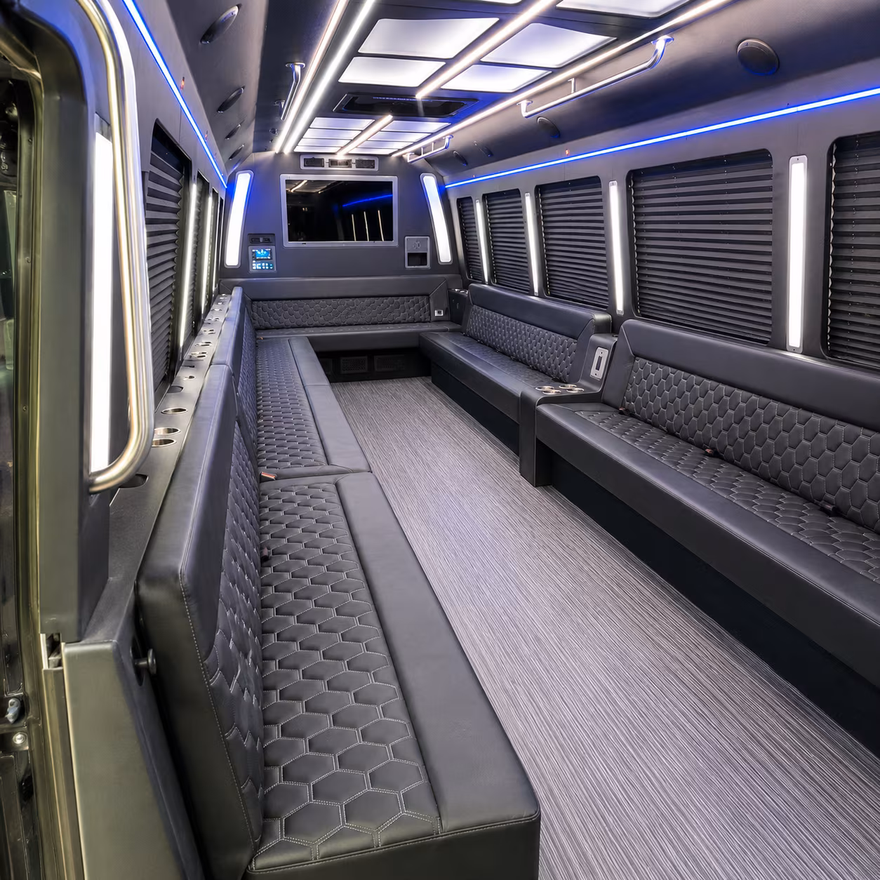 Long Beach Concert & Music Festival Transportation party bus exterior