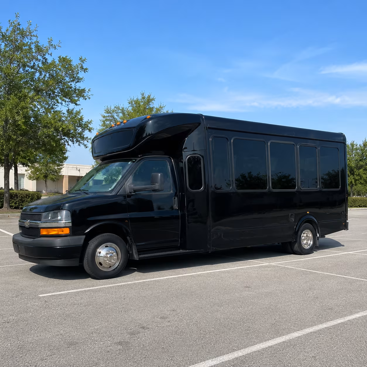 Long Beach Private Event Transportation party bus interior