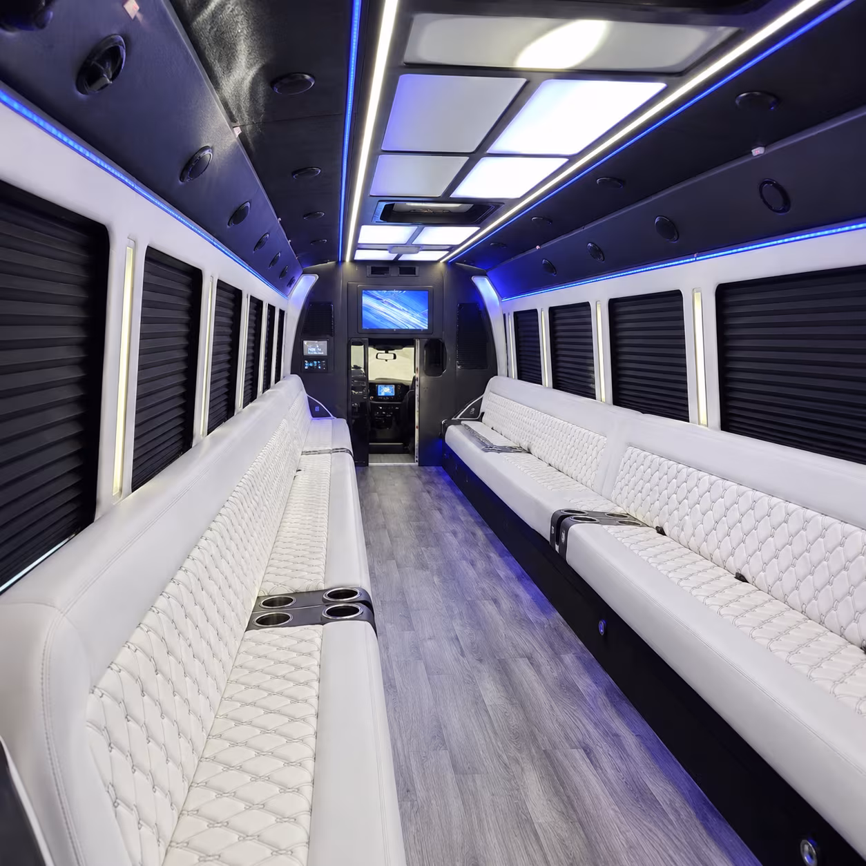 Long Beach Prom & Homecoming Transportation onboard seating