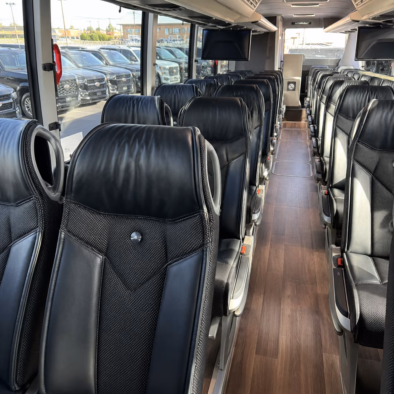 Long Beach School Event Transportation party bus exterior