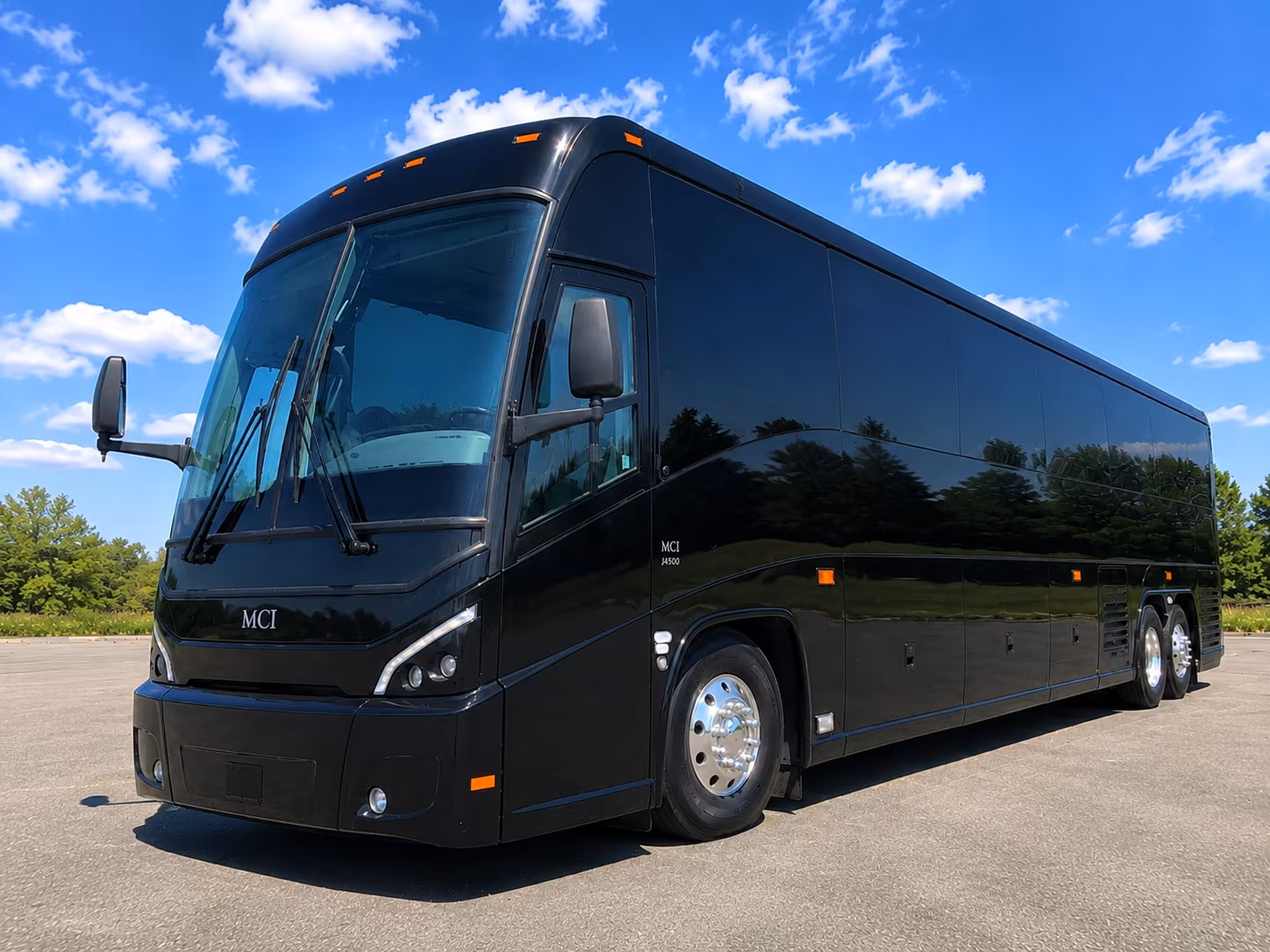 Long Beach School Event Transportation party bus exterior