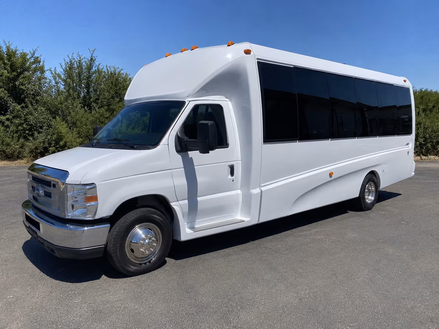 Long Beach Sporting Event Transportation party bus exterior