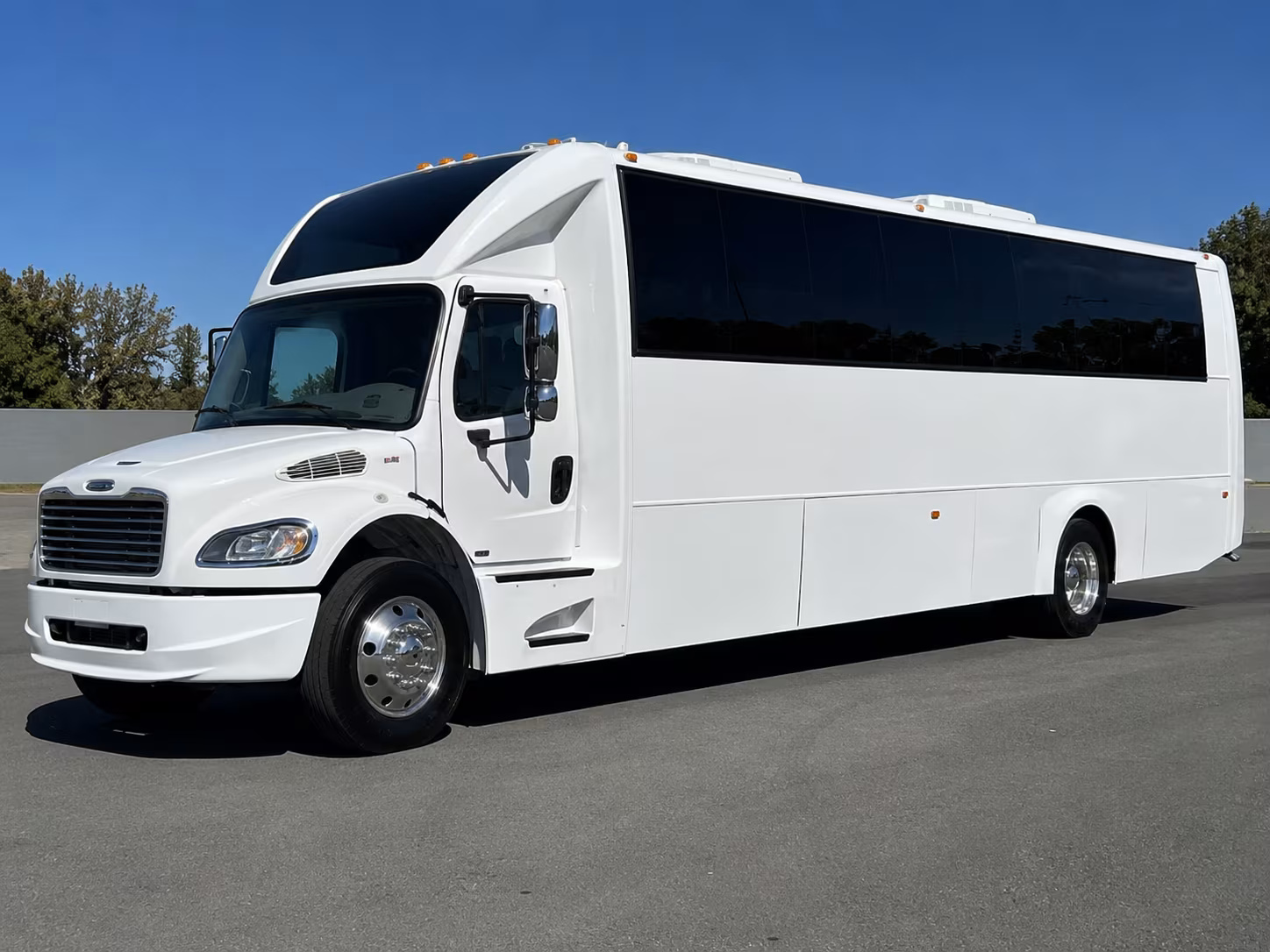Long Beach Wedding Transportation party bus interior