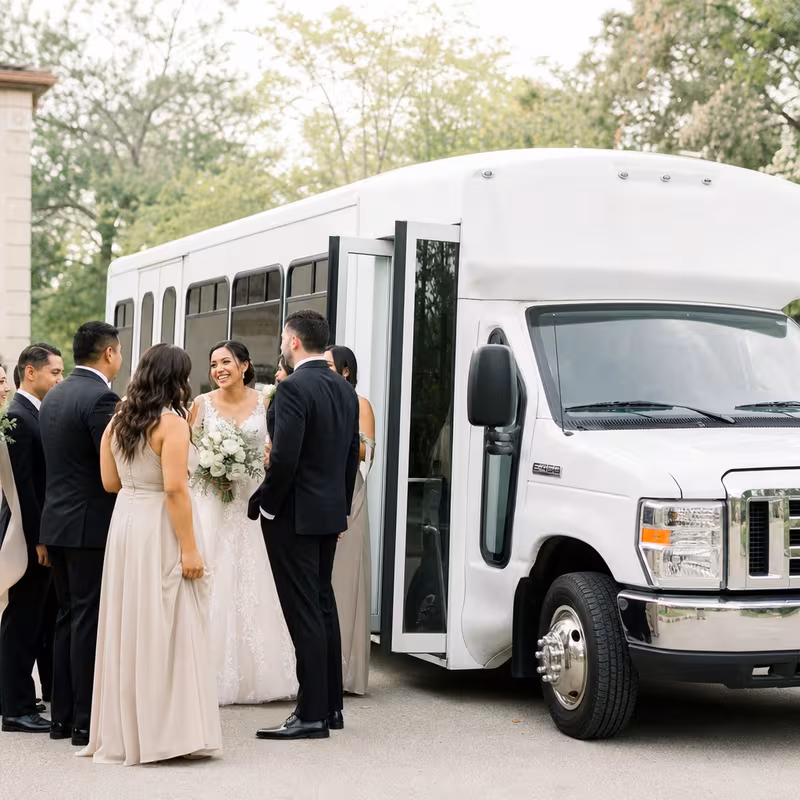 Long Beach Wedding Transportation fleet vehicle